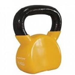 KETTLE BELL VINYL, yellow, 6KG
